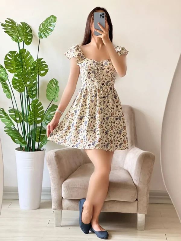 پیراهن باغچه(کد 2277) T