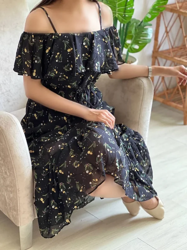 پیراهن باغ آلبالو(کد 2276) T - تصویر 2